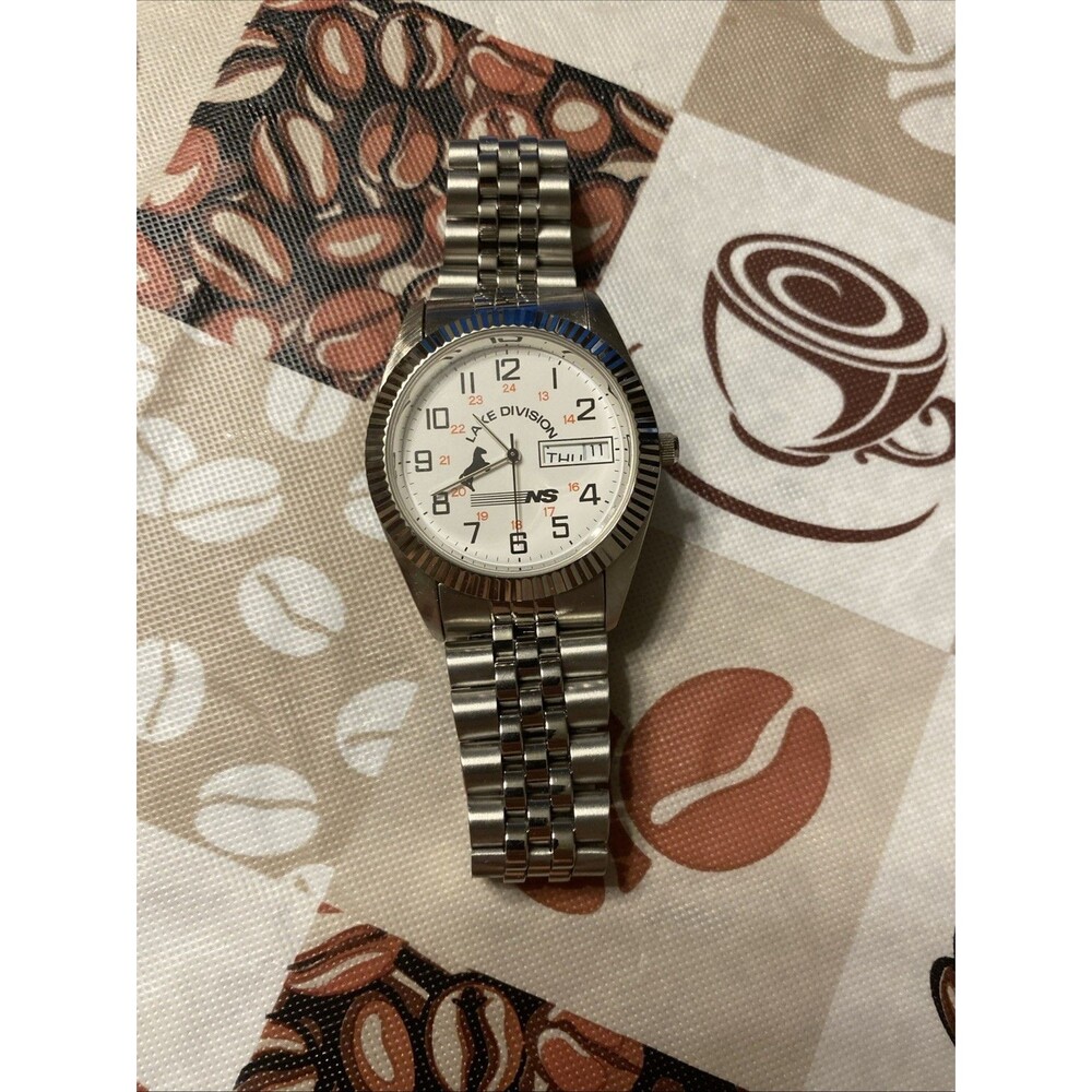 Norfolk Southern Lake Division Steel Men's Wristwatch Selco Geneve Untested